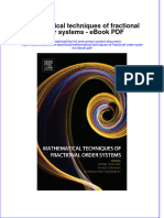 Full download book Mathematical Techniques Of Fractional Order Systems Pdf pdf