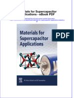 Full Download Book Materials For Supercapacitor Applications PDF