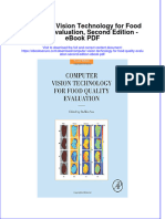 Full download book Computer Vision Technology For Food Quality Evaluation Second Edition Pdf pdf