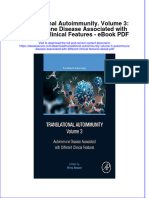 Full download book Translational Autoimmunity Volume 3 Autoimmune Disease Associated With Different Clinical Features Pdf pdf
