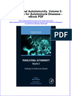 Full download book Translational Autoimmunity Volume 5 Challenges For Autoimmune Diseases Pdf pdf