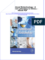 Full Download Book Translational Biotechnology A Journey From Laboratory To Clinics PDF