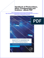 Full download book Mcevoys Handbook Of Photovoltaics Third Edition Fundamentals And Applications Pdf pdf
