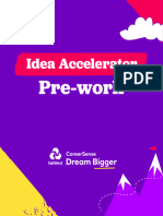 Idea Accelerator PreWork