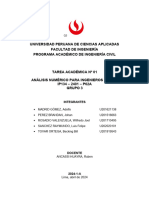 Universidad Peruana de Ciencias Aplicadas Facultad de Ingeniería Programa Académico de Ingeniería Civil