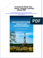 Full Download Book Unconventional Shale Gas Development Lessons Learned PDF