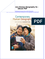 Full download book Contemporary Human Geography 5E Pdf pdf