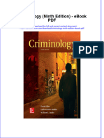 Full Download Book Criminology Ninth Edition PDF