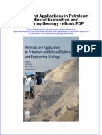 Deocument - 458full Download Book Methods and Applications in Petroleum and Mineral Exploration and Engineering Geology PDF