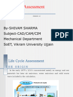 BE ME 8th Sem Life Cycle Assessment Shivam Sharma