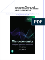 Full download book Microeconomics Theory And Applications With Calculus 5Th Global Edition Pdf pdf