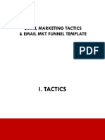 B9. Email Marketing Tactics & Framework Funnel