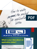 Application Letter