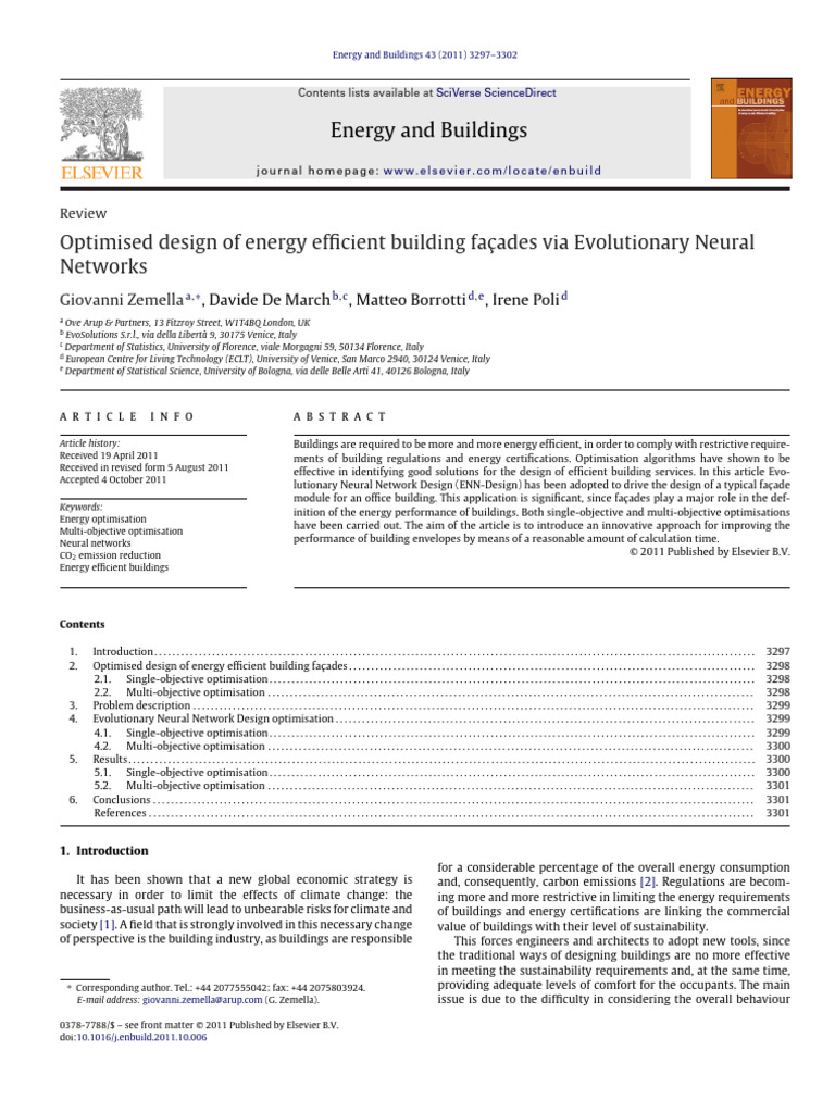 Optimized Energy-Efficient Facades Design | PDF | Mathematical Optimization