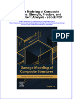 Full download book Damage Modeling Of Composite Structures Strength Fracture And Finite Element Analysis Pdf pdf