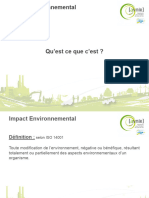 Impact Environnemental