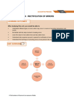 2.6 Rectification of Errors