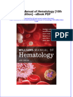 Full Download Book Williams Manual of Hematology 10Th Edition PDF