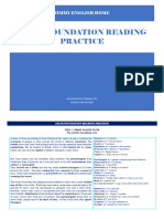 Reading Practice For Foundation