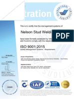 Nelson ISO 9001 Certificate
