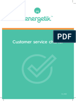 Energetik Customer Service Charter