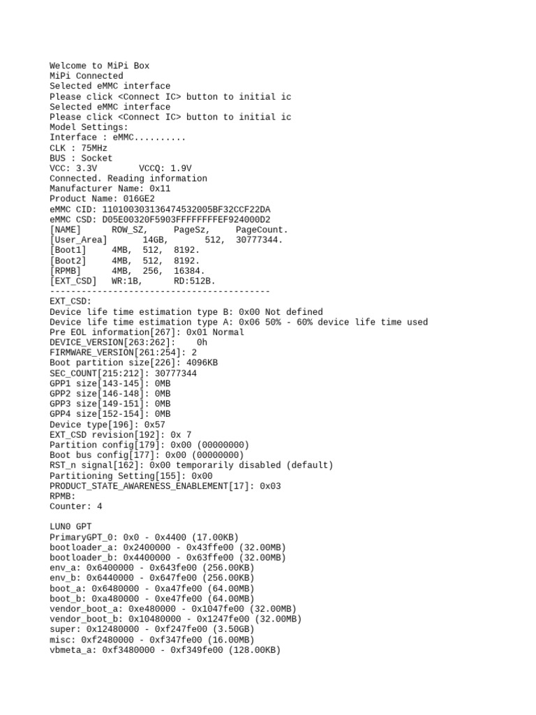 eMMC Interface Connection Guide | PDF | Booting | Computer Data Storage