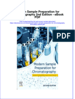 Full Download Book Modern Sample Preparation For Chromatography 2Nd Edition PDF