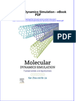 Full download book Molecular Dynamics Simulation Pdf pdf