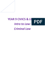 1 BOOKLET - Intro To Law-Criminal Law