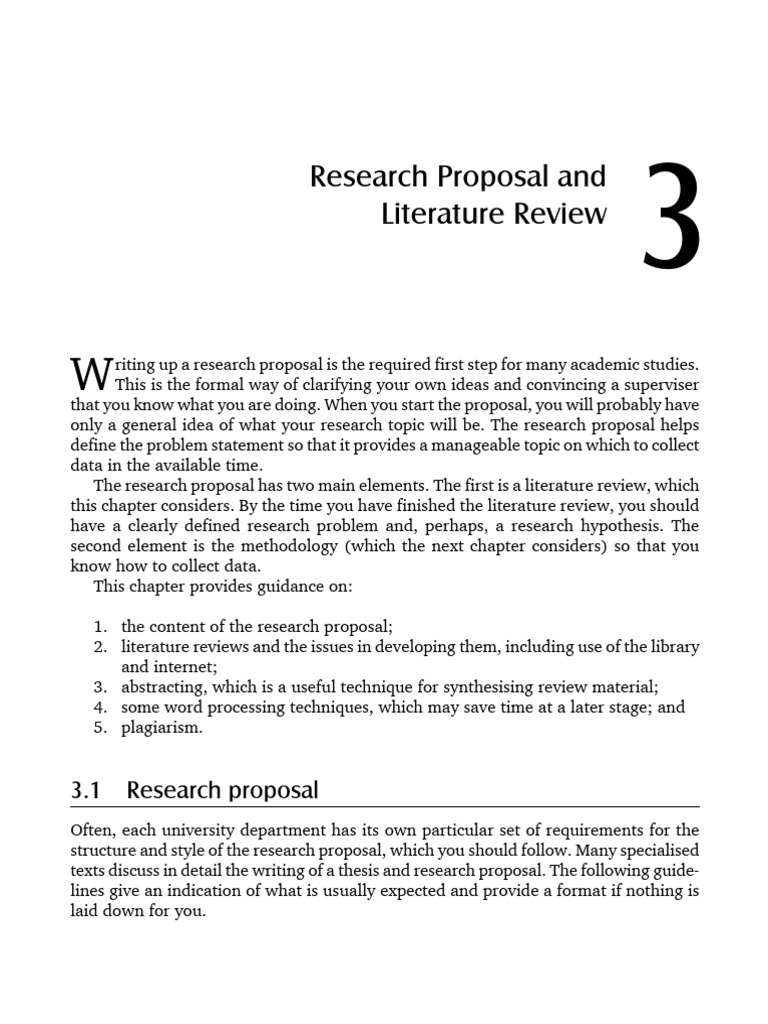 Research Proposal and Literature Review | PDF | Methodology | Microsoft ...