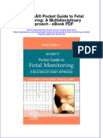 Full Download Book Mosbys Pocket Guide To Fetal Monitoring A Multidisciplinary Approach PDF