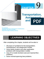 QAM Chapter09 Transportation Assignment and Network Models
