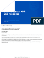 CE4560 4.0v1 Sophos Central XDR Live Response