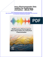 Full download book Multifrequency Electromagnetic Data Interpretation For Subsurface Characterization Pdf pdf