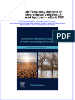 Full Download Book Multivariate Frequency Analysis of Hydro Meteorological Variables A Copula Based Approach PDF