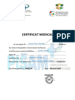 Certificat Medical 1