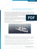 6863 the Belgian and Royal Netherlands Navies Choose Eca Groups Usv Inspector 125 to Show the Path of Stand Off Mine Clearance at Sea