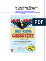 Full Download Book Must Know High School Chemistry Second Edition PDF