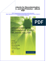 Full Download Book Nano Biosorbents For Decontamination of Water Air and Soil Pollution PDF
