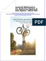 Full download book Developmental Mathematics Prealgebra Beginning Algebra Intermediate Algebra Pdf pdf
