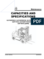 Capacities and Specifications: Maintenance