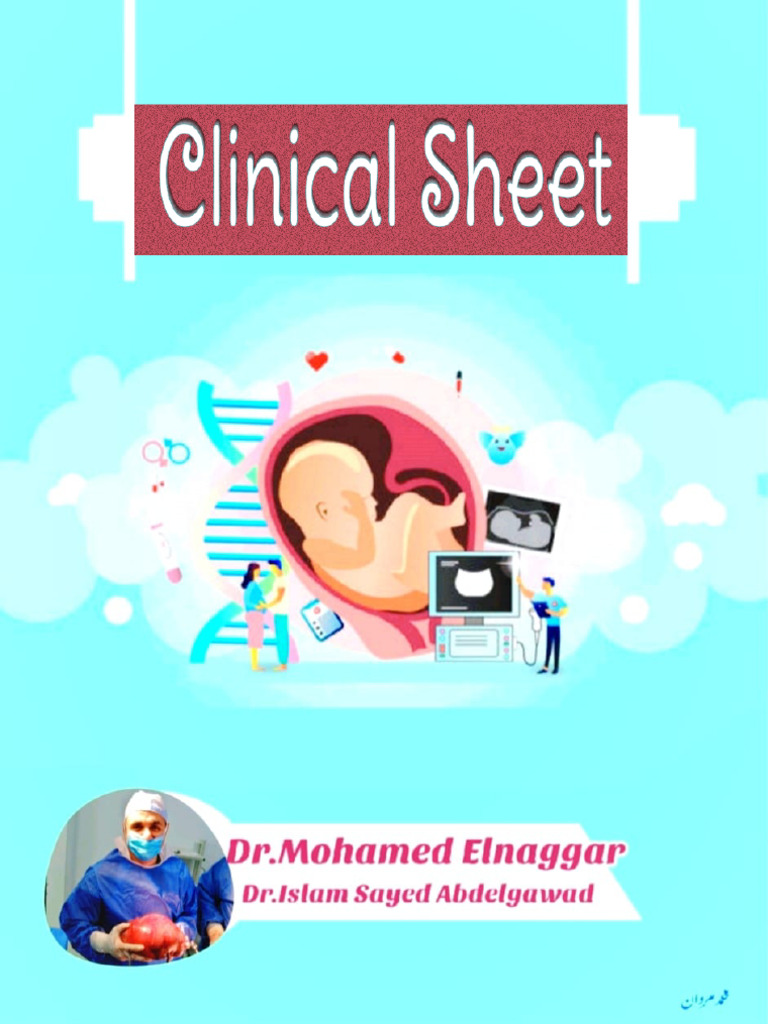 Obs & Gyn Clinical Sheets by DR - Awny | PDF