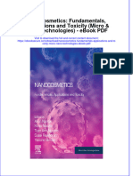Full download book Nanocosmetics Fundamentals Applications And Toxicity Micro Nano Technologies Pdf pdf
