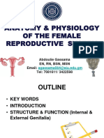Lecture Two Female Reproductive System Life Span