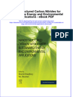 Deocument - 769full Download Book Nanostructured Carbon Nitrides For Sustainable Energy and Environmental Applications PDF