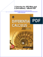 Full Download Book Differential Calculus For Jee Main and Advanced 3Rd Edition PDF