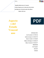 Aspectos Del Estado Venezolano, Jose Torrealba, Jenferson Sequera, Denire Carrillo, Bilmarys Rodriguez, Blanca Camacho