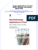 Full Download Book Nanotechnology Applications in Food Flavor Stability Nutrition and Safety PDF