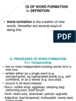 NHA2 - Processes of Word Formation