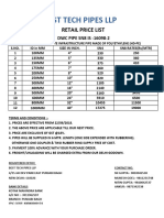 DWC Price List (Is16098)